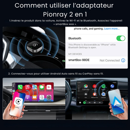 Box CarPlay e Android Auto wireless